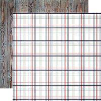 Carta Bella Paper - By The Sea Collection - 12 x 12 Double Sided Paper - Nautical Plaid