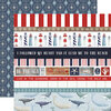 Carta Bella Paper - By The Sea Collection - 12 x 12 Double Sided Paper - Border Strips