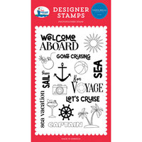 Carta Bella Paper - Bon Voyage Collection - Clear Photopolymer Stamps - Welcome Aboard