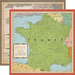 Carta Bella Paper - Cartography No. 1 Collection - 12 x 12 Double Sided Paper - France Map