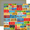 Carta Bella Paper - Cartopia Collection - 12 x 12 Double Sided Paper - License Plates
