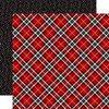 Carta Bella Paper - Christmas Delivery Collection - 12 x 12 Double Sided Paper - Christmas Plaid