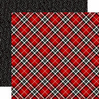 Carta Bella Paper - Christmas Delivery Collection - 12 x 12 Double Sided Paper - Christmas Plaid