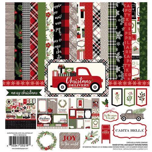 Carta Bella Paper - Christmas Delivery Collection - 12 x 12 Collection Kit