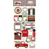 Carta Bella Paper - Christmas Delivery Collection - Chipboard Stickers