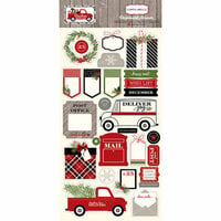 Carta Bella Paper - Christmas Delivery Collection - Chipboard Stickers