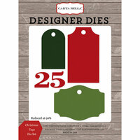 Carta Bella Paper - Christmas Delivery Collection - Designer Dies - Christmas Tags