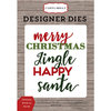 Carta Bella Paper - Christmas Delivery Collection - Designer Dies - Christmas Words 3