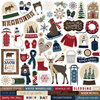 Carta Bella Paper - Cabin Fever Collection - 12 x 12 Cardstock Stickers - Elements