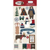 Carta Bella Paper - Cabin Fever Collection - Chipboard Stickers