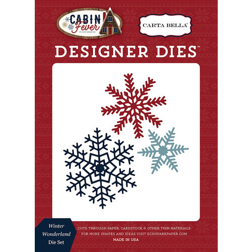 Carta Bella Paper - Cabin Fever Collection - Designer Dies - Winter Wonderland