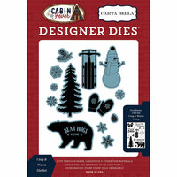 Carta Bella Paper - Cabin Fever Collection - Designer Dies - Cozy and Warm