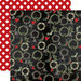 Carta Bella Paper - Christmas Collection - 12 x 12 Double Sided Paper - Jolly Wreaths