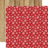Carta Bella Paper - Christmas Collection - 12 x 12 Double Sided Paper - Merry Snowflakes