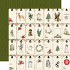 Carta Bella Paper - Christmas Collection - 12 x 12 Double Sided Paper - Gift Tags