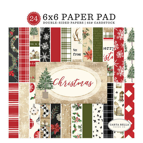 Carta Bella Paper - Christmas Collection - 6 x 6 Paper Pad