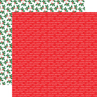 Carta Bella Paper - Christmas Cheer Collection - 12 x 12 Double Sided Paper - Season's Greetings