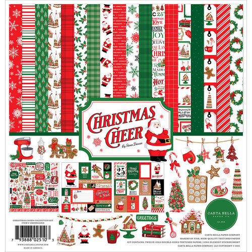 Carta Bella Paper - Christmas Cheer Collection - 12 x 12 Collection Kit