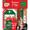 Carta Bella Paper - Christmas Cheer Collection - Ephemera - Frames and Tags