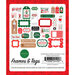 Carta Bella Paper - Christmas Cheer Collection - Ephemera - Frames and Tags