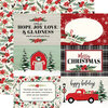 Carta Bella Paper - Christmas Market Collection - 12 x 12 Double Sided Paper - 4 x 6 Journaling Cards