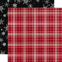Carta Bella Paper - Christmas Market Collection - 12 x 12 Double Sided Paper - Christmas Plaid