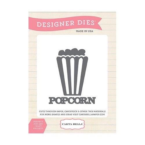 Carta Bella - Circus Party Collection - Designer Dies - Popcorn