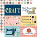 Carta Bella Paper - Craft and Create Collection - 12 x 12 Double Sided Paper - 6 x 4 Journaling Cards
