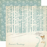 Carta Bella - Christmas Wonderland Collection - 12 x 12 Double Sided Paper - Nature Sing