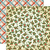 Carta Bella - Christmas Wonderland Collection - 12 x 12 Double Sided Paper - Holly and Mistletoe