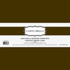 Carta Bella Paper - Bulk Cardstock Pack - 25 Sheets - Linen Texture - Chestnut Brown