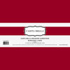 Carta Bella Paper - Bulk Cardstock Pack - 25 Sheets - Linen Texture - Burgundy