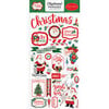 Carta Bella Paper - Dear Santa Collection - Chipboard Stickers - Phrases