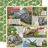 Carta Bella Paper - Dinosaurs Collection - 12 x 12 Double Sided Paper - Dino Comic Strip