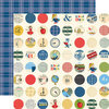 Carta Bella Paper - School Days Collection - 12 x 12 Double Sided Paper - School Circles