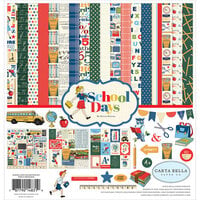 Carta Bella Paper - School Days Collection - 12 x 12 Collection Kit