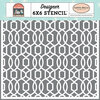Carta Bella Paper - En Vogue Collection - 6 x 6 Stencil - Classy and Fabulous