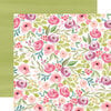 Carta Bella Paper - Flora No. 3 Collection - 12 x 12 Double Sided Paper - Bright Large Floral