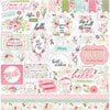 Carta Bella Paper - Flora No. 3 Collection - 12 x 12 Cardstock Stickers - Elements