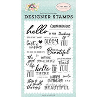 Carta Bella Paper - Flora No. 3 Collection - Clear Photopolymer Stamps - The Good Life