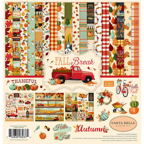 Carta Bella Paper - Fall Break Collection - 12 x 12 Collection Kit