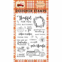 Carta Bella Paper - Fall Break Collection - Clear Photopolymer Stamps - Gather Together
