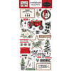 Carta Bella Paper - Farmhouse Christmas Collection - Chipboard Stickers - Accents