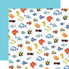 Carta Bella Paper - Fish Are Friends Collection - 12 x 12 Double Sided Paper - Fish March