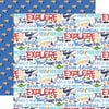 Carta Bella Paper - Fish Are Friends Collection - 12 x 12 Double Sided Paper - Ocean Words