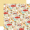 Carta Bella Paper - Fall Market Collection - 12 x 12 Doubled Sided Paper - Happy Harvest