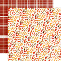 Carta Bella Paper - Fall Market Collection - 12 x 12 Doubled Sided Paper - Rustling Leaves