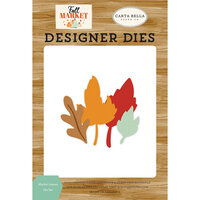 Carta Bella Paper - Fall Market Collection - Designer Dies - Market Leaves