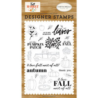 Carta Bella Paper - Fall Market Collection - Clear Photopolymer Stamps - Autumn Harvest