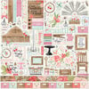 Carta Bella Paper - Farmhouse Market Collection - 12 x 12 Cardstock Stickers - Elements